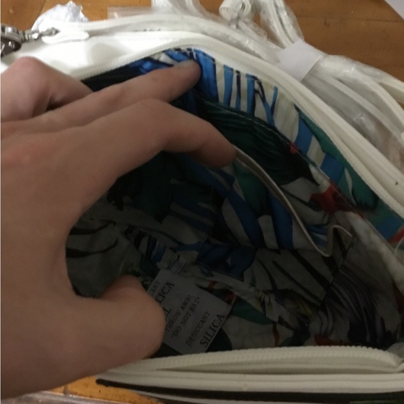 Original by Sharif 1827 White Leather Bag New with tags - Picture 9 of 11